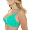 Pomm Poire Innocente : Soutien-gorge Push-Up Ampliforme en Dentelle Verte