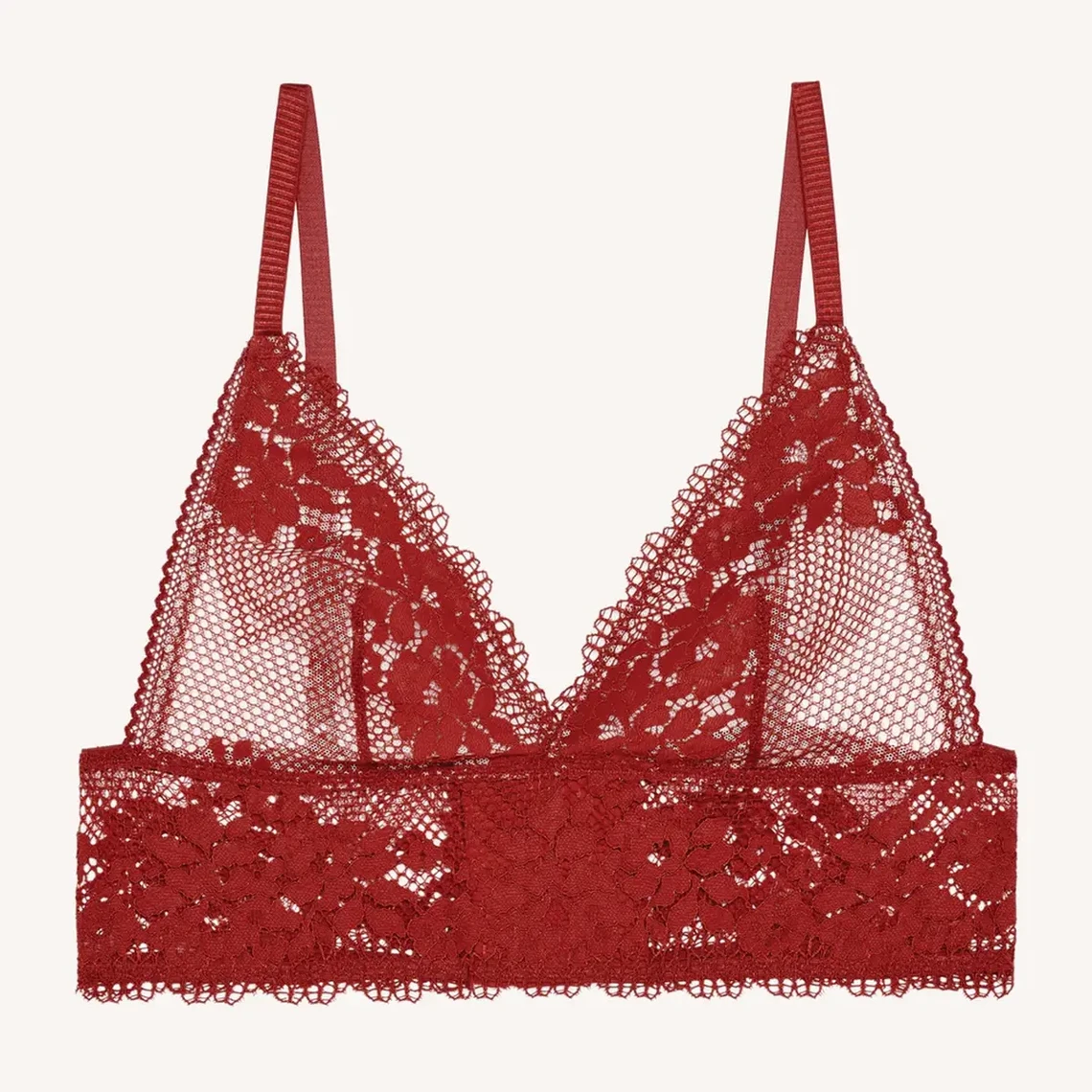 Passionata Soutien-gorge Triangle Sans Armatures En Dentelle - Rouge 7 Passionata Soutien-gorge Triangle Sans Armatures En Dentelle - Rouge – Image 5