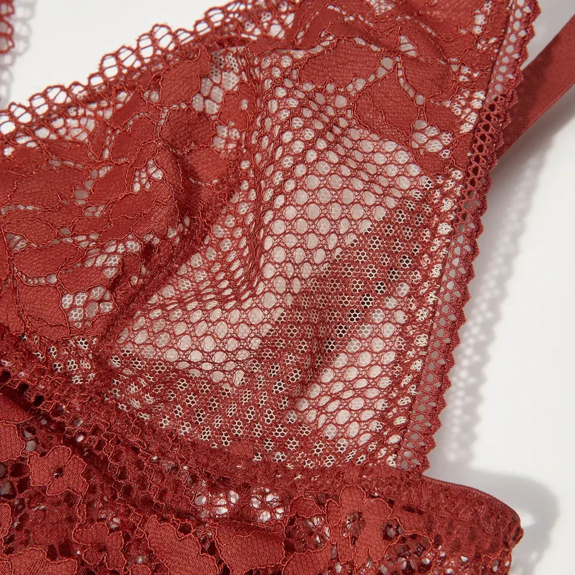 Passionata Soutien-gorge Triangle Sans Armatures En Dentelle - Rouge 6 Passionata Soutien-gorge Triangle Sans Armatures En Dentelle - Rouge – Image 4