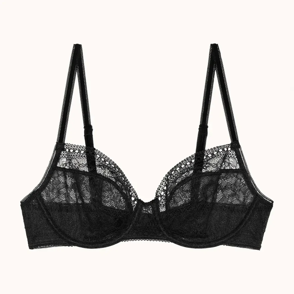 Passionata Soutien-gorge Corbeille à Armatures en Dentelle Fleurie - Noir 9 Passionata Soutien-gorge Corbeille à Armatures en Dentelle Fleurie - Noir – Image 7