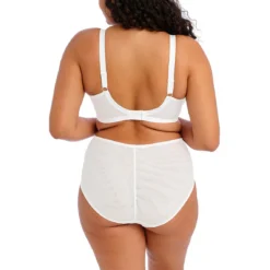 Elomi Soutien-gorge Plongeant à Armatures - Maintien et Élégance Blanc -FITANCY Boutique 1200x1680 pdp widescreen el8080 whe back elomi lingerie brianna white underwired plunge bra 3176562 6 1140x1140