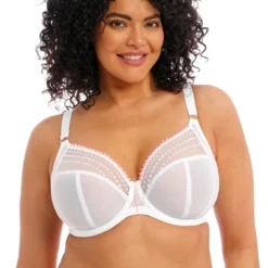 Elomi Matilda Soutien-gorge Plongeant Blanc - Maintien & Élégance