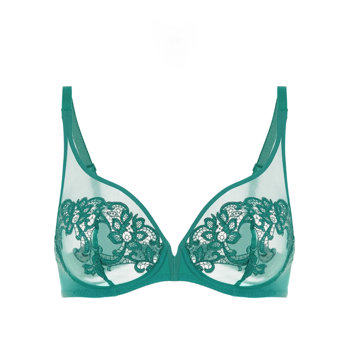 Simone Perele Soutien-Gorge Plongeant Vert - Élégance et Maintien 7 Simone Perele Soutien-Gorge Plongeant Vert - Élégance et Maintien – Image 5