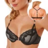 Soutien-gorge Push-up Tentation Pomm'Poire - Noir