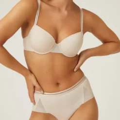 Naturana Culotte Coupe Épurée avec Détails en Mesh - Beige Clair -FITANCY Boutique 4658 895 4 3669863 67c1dc309d50d 1140x1140