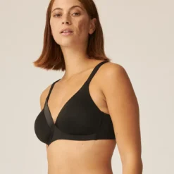 Naturana Soutien-gorge Sans Armature Avec Bonnet Et Ruban Brillant - Noir -FITANCY Boutique 5119 400 b 3 3669809 3 67c183a429dff 1140x1140