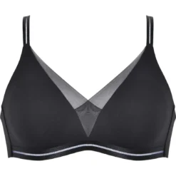 Naturana Soutien-gorge Sans Armatures Avec Détails En Maille - Noir 13 Naturana Soutien-gorge Sans Armatures Avec Détails En Maille - Noir -FITANCY Boutique 5658 400 6 1 3669797 7 6839ce51c2880 1140x1140