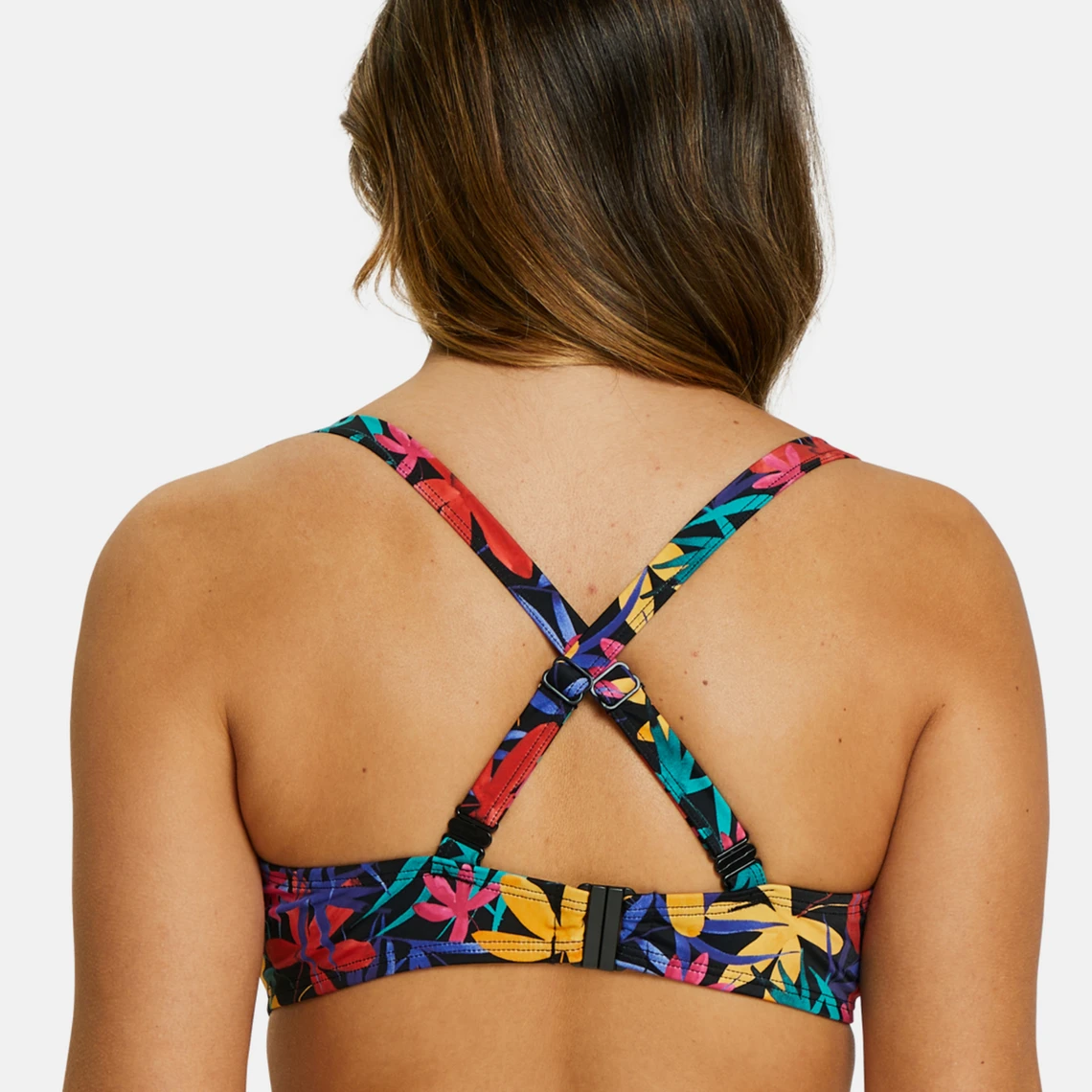 Haut De Maillot De Bain Avec Armatures - Noir Floral 6 Haut De Maillot De Bain Avec Armatures - Noir Floral – Image 4