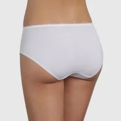 Playtex Flower Elegance White Midi Knickers -FITANCY Boutique P04RA BLANC 1 1140x1140