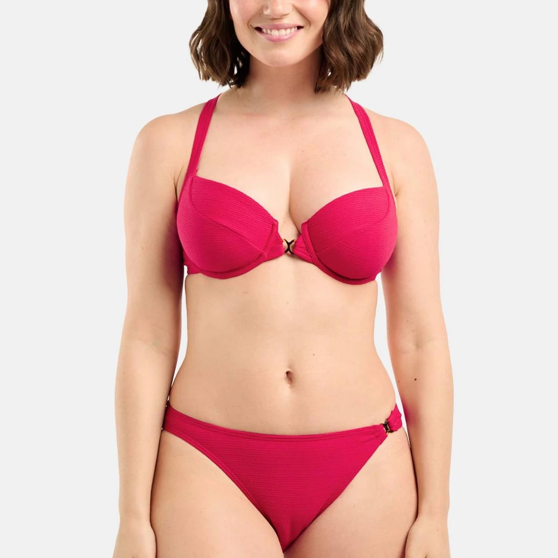 Culotte De Bain Rouge - Glamourous Textured 6 Culotte De Bain Rouge - Glamourous Textured – Image 4