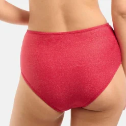 Culotte De Bain Taille Haute Rouge - Reflet -FITANCY Boutique bas de bain taille basse rose 3426440 3 1140x1140