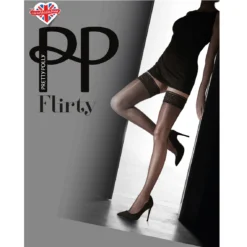 Bas Pretty Polly FLIRTY Noirs