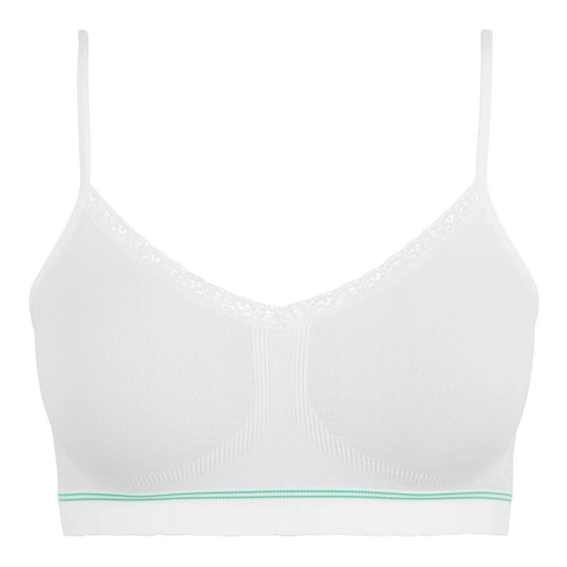 Lot De 2 Brassières Sans Armatures - Vert Et Blanc 11 Lot De 2 Brassières Sans Armatures - Vert Et Blanc – Image 9