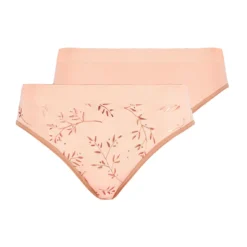 Lot De 2 Slips Feuillage Cuivré + Rose Pêche -FITANCY Boutique billet doux lot de 2 slips feuillage cuivre rose peche 3687605 686a7581c2b29 1140x1140