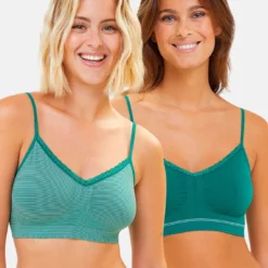 Lot De 2 Soutiens-gorges Brassières Sans Armatures