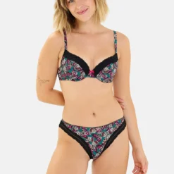 Soutien-gorge Coques à Armatures Noir Vert Rouge - Amusante 8 Soutien-gorge Coques à Armatures Noir Vert Rouge - Amusante -FITANCY Boutique billet doux soutien gorge coques a armatures 3687633 2 686a9c4eac685 1140x1140