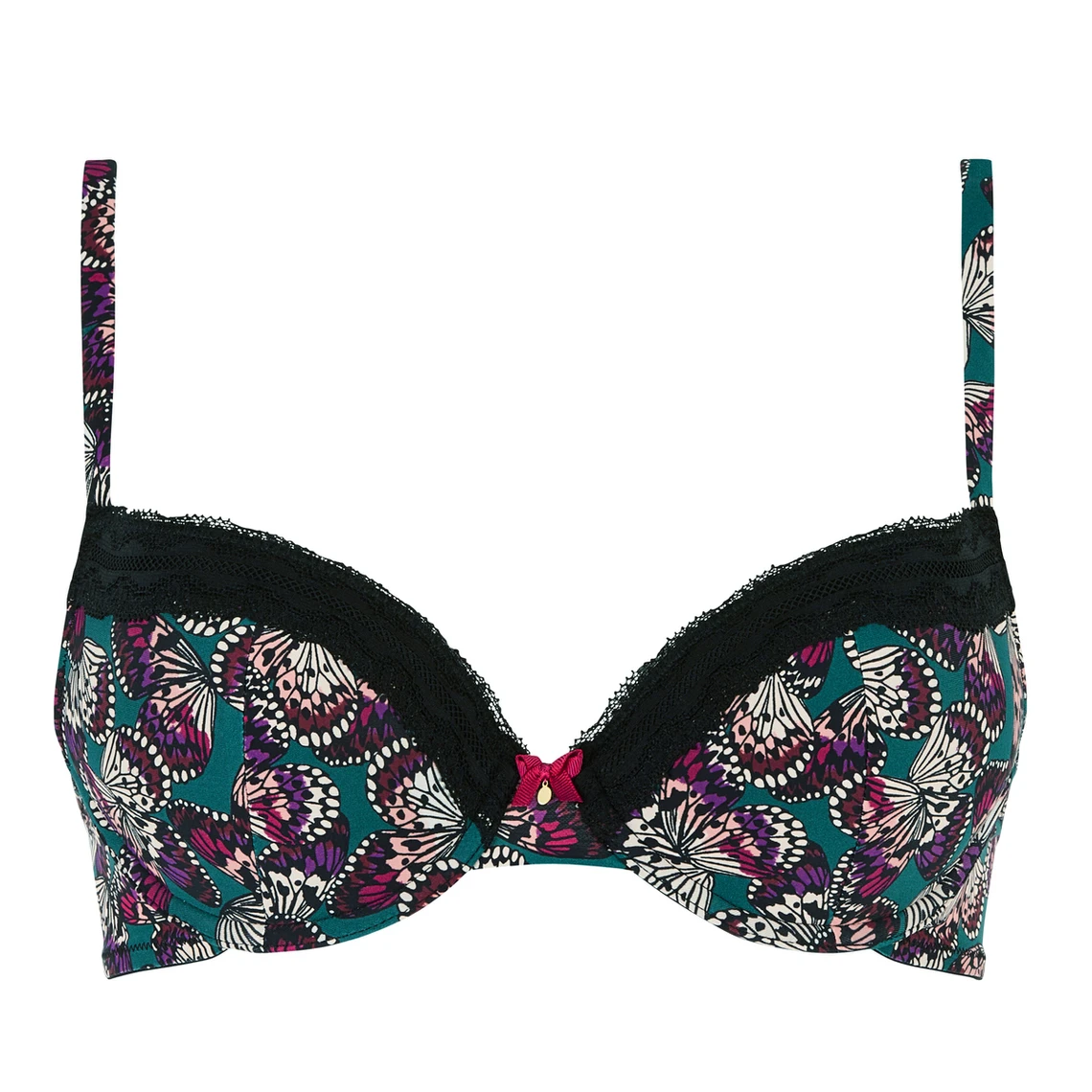 Soutien-gorge Coques à Armatures Noir Vert Rouge - Amusante 6 Soutien-gorge Coques à Armatures Noir Vert Rouge - Amusante – Image 4