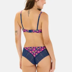 Soutien-gorge Coques à Armatures - Tournesol Fond Bleu Rose Foncé -FITANCY Boutique billet doux soutien gorge coques a armatures 3687701 686aa6f5c14b1 1140x1140