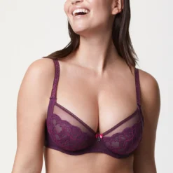 Bestform - Soutien-gorge Push-up à Armatures en Dentelle Grenat