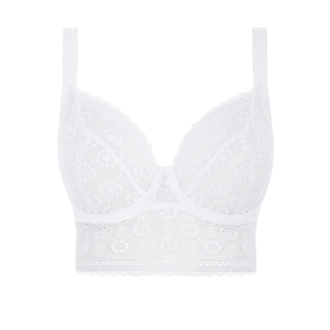 Freya Love Note White Underwired Bralette 4 Freya Love Note White Underwired Bralette – Image 2
