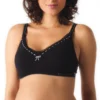 Cache Coeur Brassière de Grossesse et d'Allaitement Sans Armatures Illusion - Noir -FITANCY Boutique brassiere dallaitement noire SF1210 NOIR 2 1140x1140