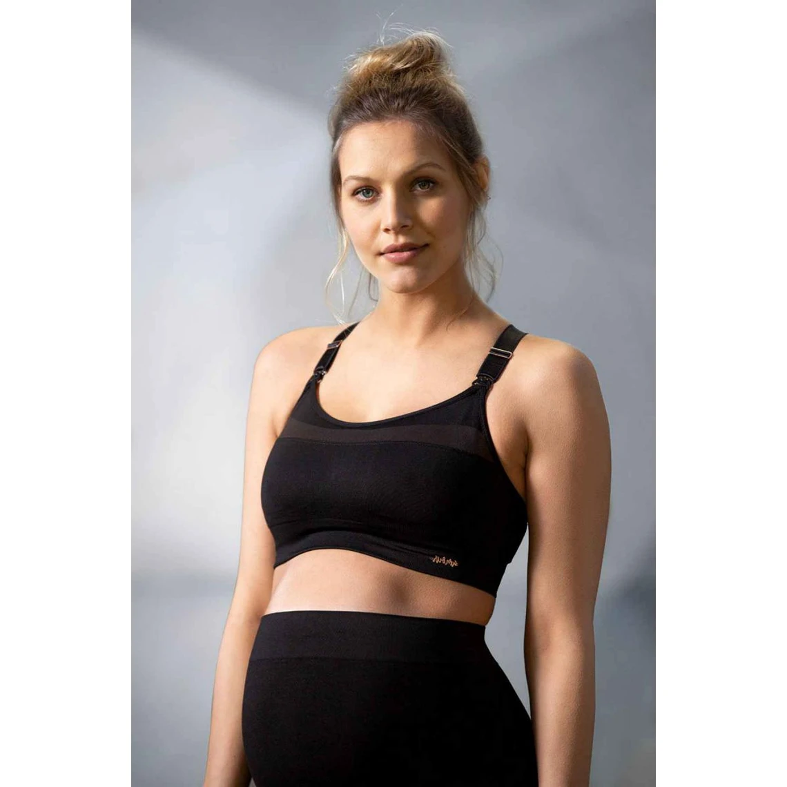 Cache Coeur Woma - Brassière de Maternité et d'Allaitement Sport Noire 3 Cache Coeur Woma - Brassière de Maternité et d'Allaitement Sport Noire