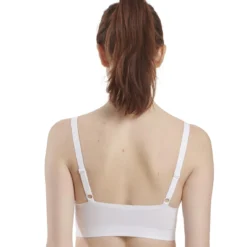 Adidas Micro Free Cut Women's Sports Bra - Seamless White -FITANCY Boutique brassiere femme micro free cut adidas blanc 3569108 7337050 50 1140x1140