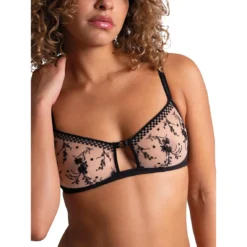 Passionata Brassière En Tulle - Noir/Or -FITANCY Boutique brassiereuzy or 3681181 7993483 83 1140x1140