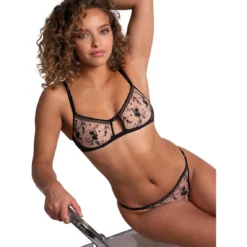 Passionata Brassière En Tulle - Noir/Or -FITANCY Boutique brassiereuzy or 3681181 7993487 87 1140x1140