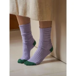 Chaussettes Yvette Lilas