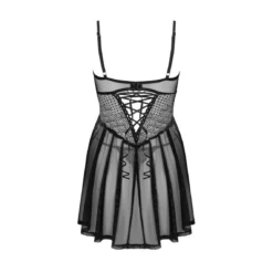 Obsessive Babydoll Et String Noir -FITANCY Boutique chemeris babydoll et string noire 3 3579672 3 1140x1140