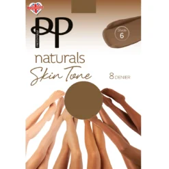 Collant 8D Pretty Polly NATURAL SKIN Marron Foncé