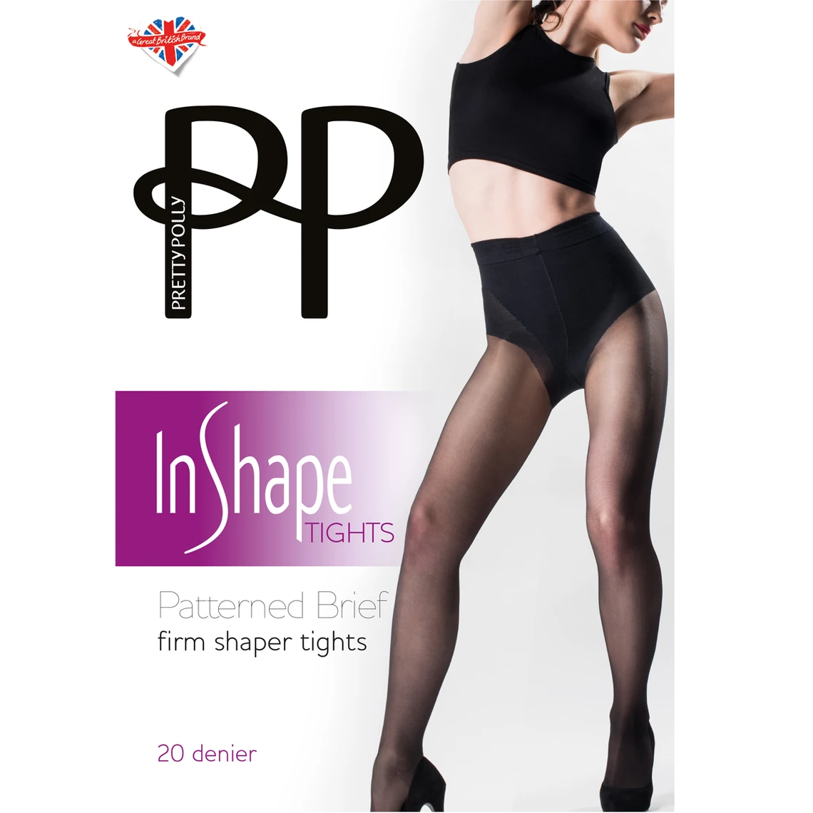 Pretty Polly In Shape Control Top Tights - Nude 20 Denier 3 Pretty Polly In Shape Control Top Tights - Nude 20 Denier