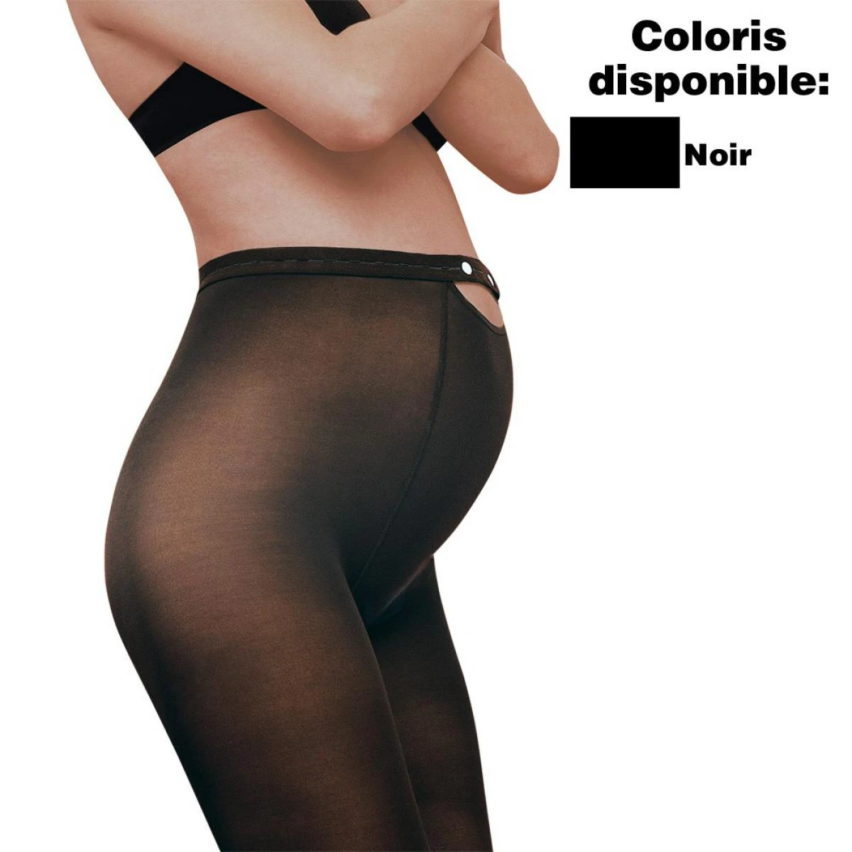 Collant Maternité 40D GERBE Maternite Noir 3 Collant Maternité 40D GERBE Maternite Noir