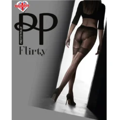 Collant Pretty Polly FLIRTY Noir