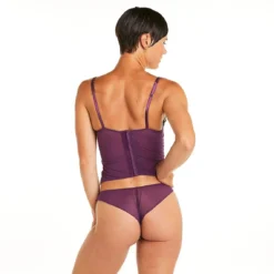 Camille Cerf x Pomm Poire Venus Violet Embroidered Tulle Corset -FITANCY Boutique corset violet venus 3620591 7616285 85 1140x1140