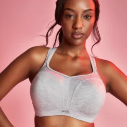 Panache Brassière de Sport à Armatures - Gris Chiné Confort & Maintien