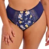 Elomi Slip Bleu Floral - Culotte de Lingerie Grande Taille