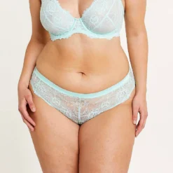 Brigitte Bardot Culotte Verte Eloge en Dentelle et Satin