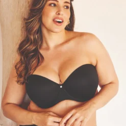 ELOMI SMOOTH Soutien-gorge Bandeau Moulé Black