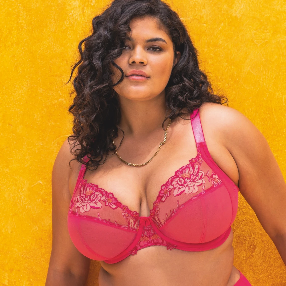 ELOMI Soutien Gorge Plongeant Rose Foncé 3 ELOMI Soutien Gorge Plongeant Rose Foncé