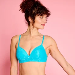 Soutien-gorge Souple Sans Armatures Turquoise