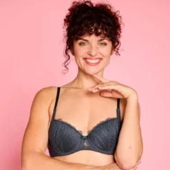 Soutien-gorge Ampliforme Coque Moulée Gris