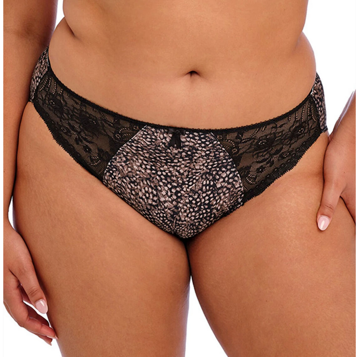 Elomi Culotte Morgan - Ébène | Lingerie Grande Taille Raffinée 3 Elomi Culotte Morgan - Ébène | Lingerie Grande Taille Raffinée