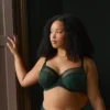 Sculptresse Josephine : Soutien-Gorge Emboîtant avec Armatures - Vert Forêt