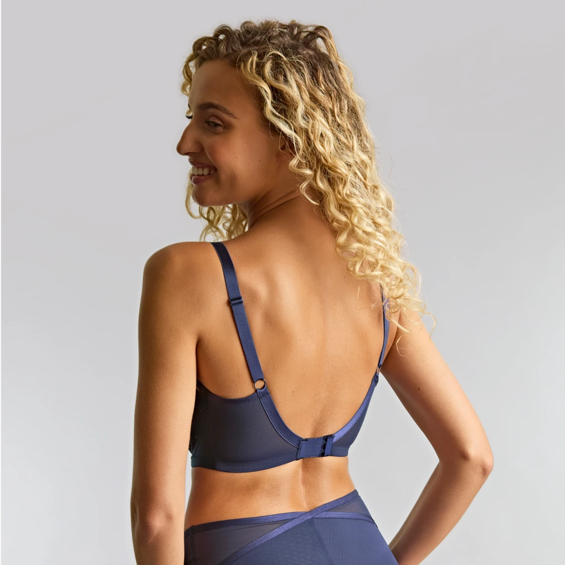 Panache Soutien-gorge Balconnet - Bleu Et Champagne 5 Panache Soutien-gorge Balconnet - Bleu Et Champagne – Image 3