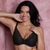 Wacoal Abéllia Soutien-Gorge Plongeant Push Up - Noir