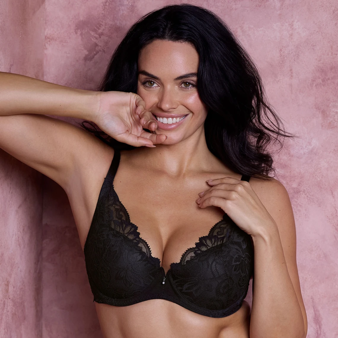 Wacoal Abéllia Soutien-Gorge Plongeant Push Up - Noir 3 Wacoal Abéllia Soutien-Gorge Plongeant Push Up - Noir