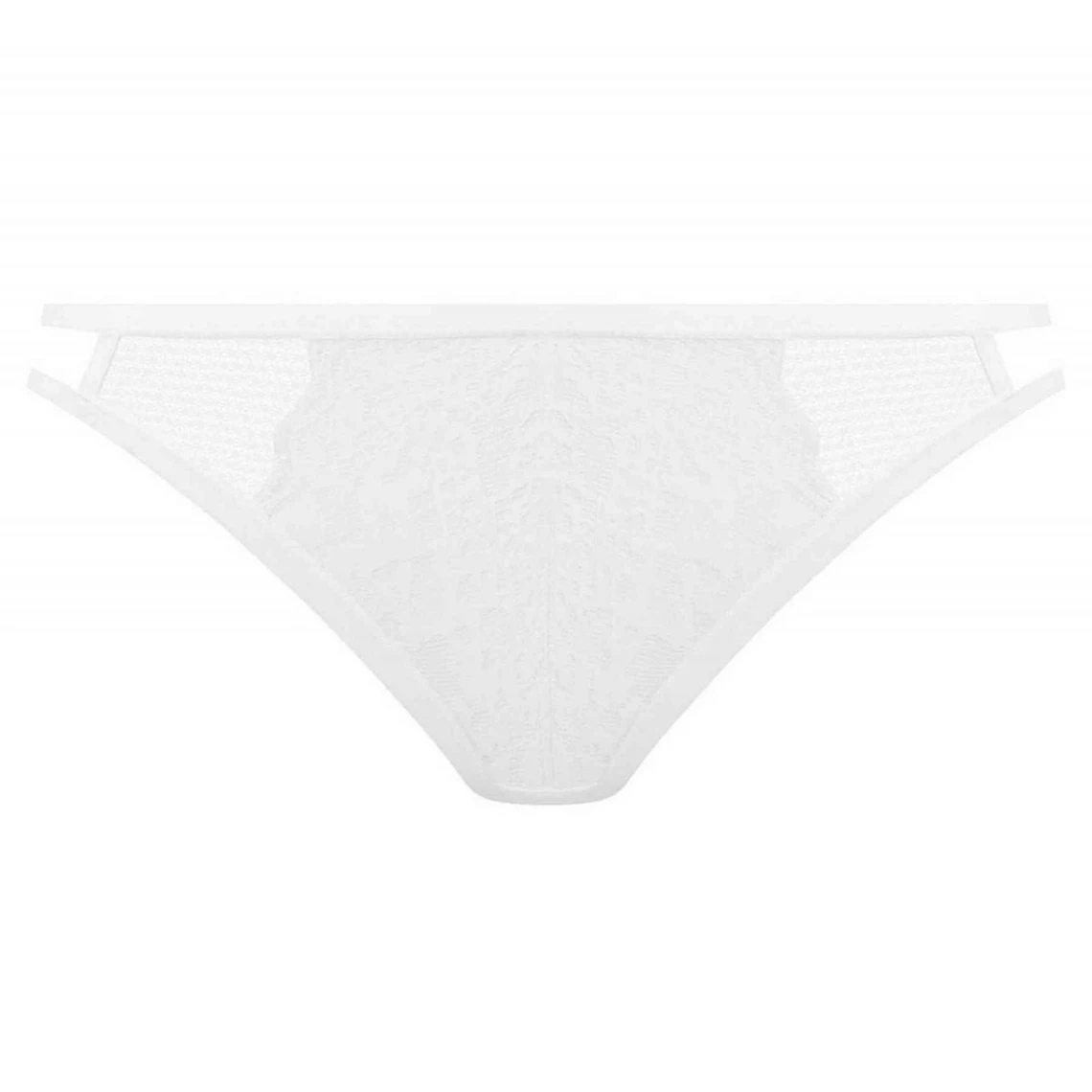 Freya Temptress - Culotte Brésilienne Blanche avec Détails Lanières 4 Freya Temptress - Culotte Brésilienne Blanche avec Détails Lanières – Image 2