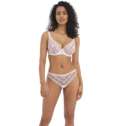 Freya Festival Vibe Culotte Brésilienne Blanche - Dentelle Géométrique -FITANCY Boutique culotte bresilienne blanc 3361166 4 1140x1140
